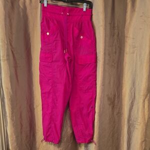 Bright Pink KEYS Cargo Pants